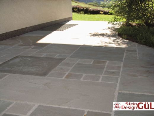 Anwendung Sandstein Kandla Grey