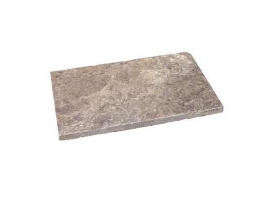 Bodenplatte aus Naturstein - Travertin Silver Blue