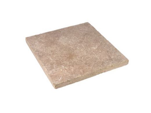 Bodenplatte aus Naturstein - Travertin Beige
