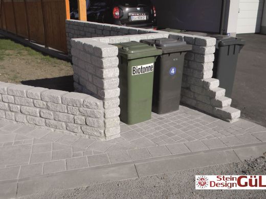 Anwendung Mauer aus Naturstein