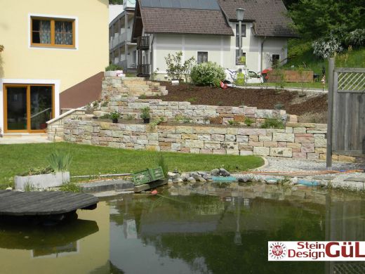 Anwendung Mauer aus Naturstein